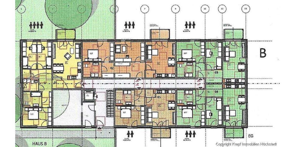Etagenwohnung Höchstadt a.d.Aisch Höchstadt - 3 Zimmer, 80 m&sup2;, 110.000&euro; | Angebot:25741335