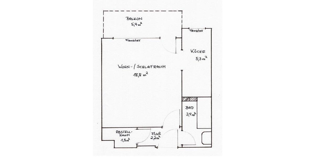 Etagenwohnung Bamberg Gereuth - 1 Zimmer, 34 m&sup2;, 145.000&euro; | Angebot:26604897