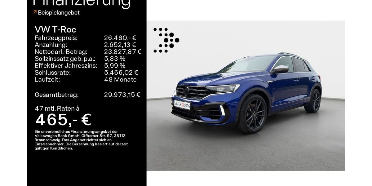 VW T-Roc 69.000 km 25.980 &euro; Ebern 96106