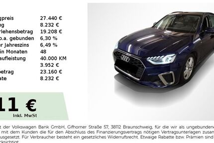Audi A4 23.950 km 27.440 &euro; Höchstadt an der Aisch 91315