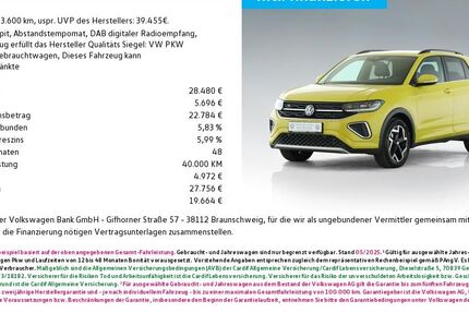 VW T-Cross 13.600 km 28.480 &euro; Bamberg 96052