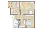Etagenwohnung Bamberg Gereuth - 3 Zimmer, 80 m&sup2;, 249.000&euro; | Angebot:26857164