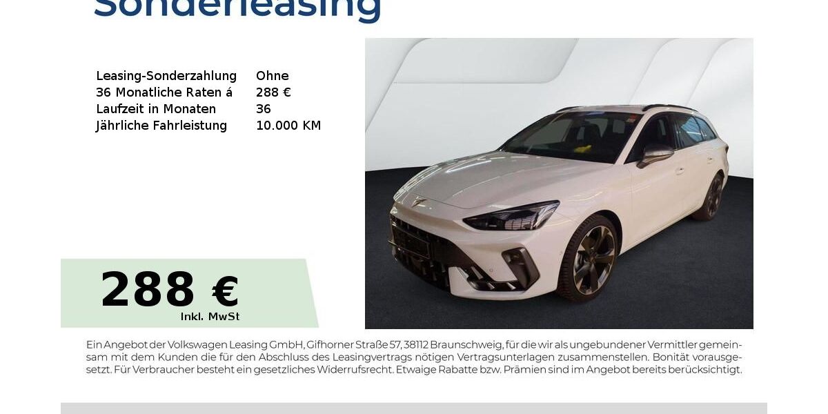 Cupra Leon 28.650 km 31.990 &euro; Baiersdorf 91083