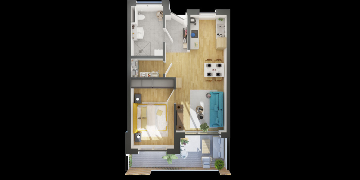 Etagenwohnung Breitengüßbach Unteroberndorf - 2 Zimmer, 61 m&sup2;, 275.000&euro; | Angebot:25670376