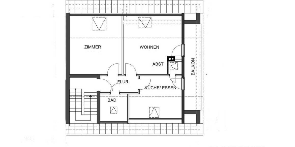 Etagenwohnung Gundelsheim - 2 Zimmer, 55 m&sup2;, 199.500&euro; | Angebot:25909473