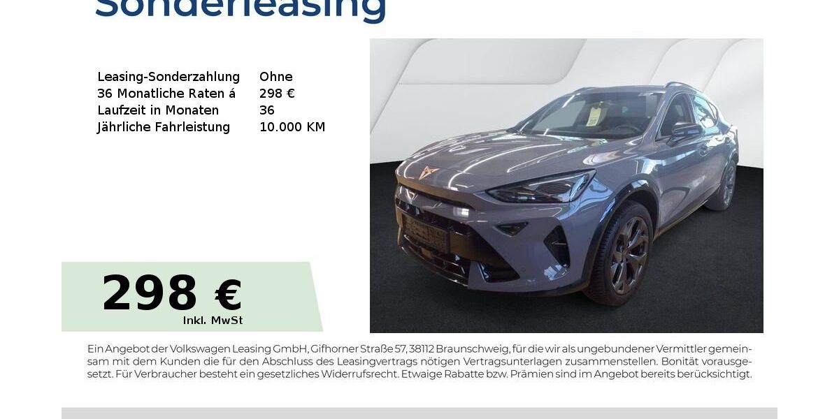 Cupra Formentor 13.150 km 35.290 &euro; Baiersdorf 91083