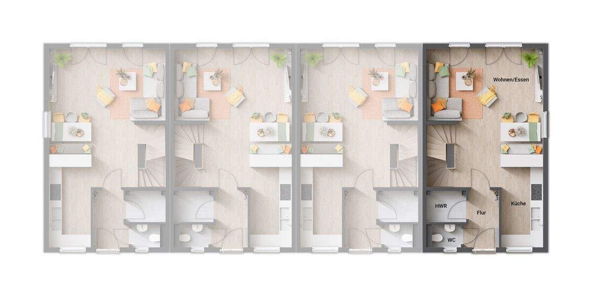 Reihenendhaus Forchheim - 5 Zimmer, 141 m&sup2;, 660.194&euro; | Angebot:25681344