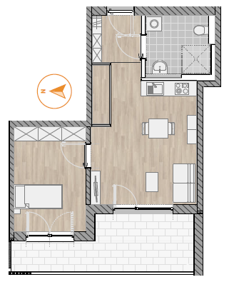 Etagenwohnung Breitengüßbach Unteroberndorf - 2 Zimmer, 55 m&sup2;, 252.000&euro; | Angebot:25670377