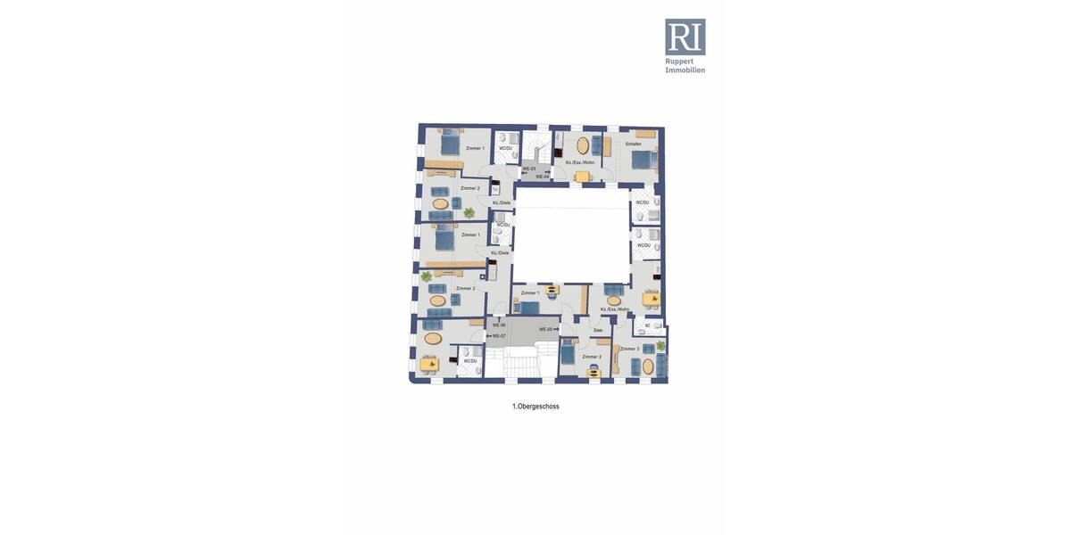 Mehrfamilienhaus, Wohnhaus Bamberg Inselstadt - 2 Zimmer, 729 m&sup2;, 3.100.000&euro; | Angebot:26204255