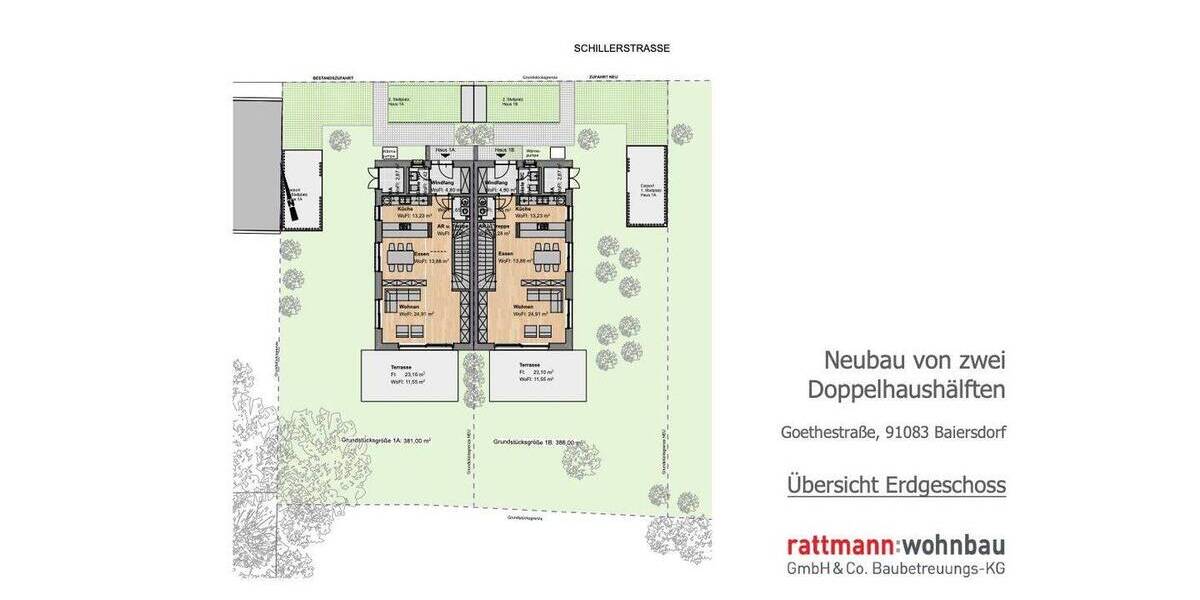 Doppelhaushälfte Baiersdorf - 6 Zimmer, 176 m&sup2;, 1.020.000&euro; | Angebot:25742497