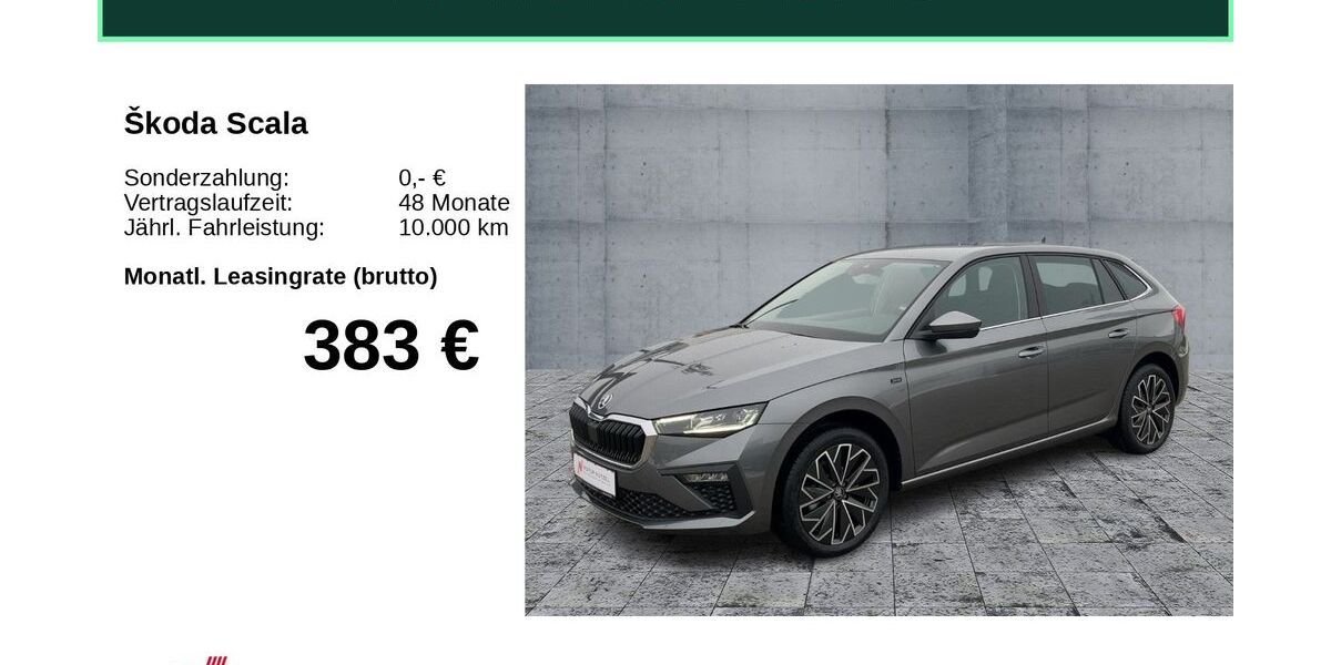 Skoda Scala 2.000 km 28.970 &euro; Bamberg 96052