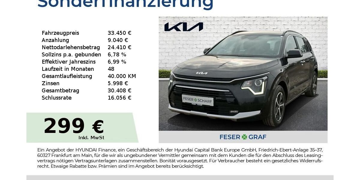 Kia Niro 8.906 km 27.850 &euro; Hallstadt 96103