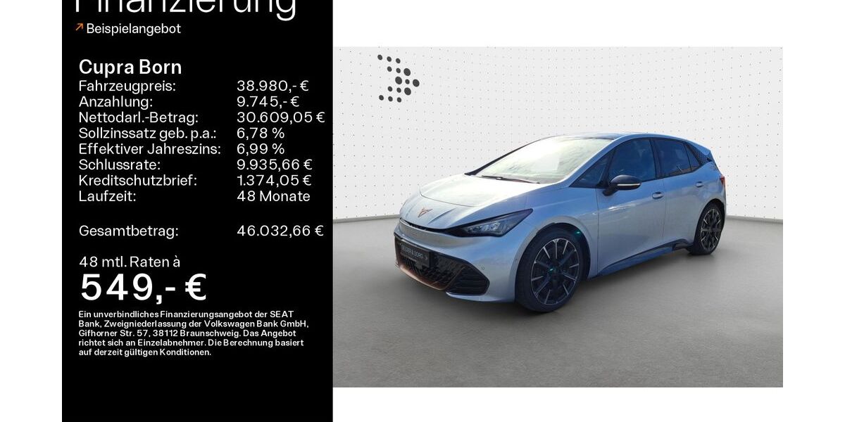 Cupra Born 11.650 km 37.980 &euro; Ebern 96106