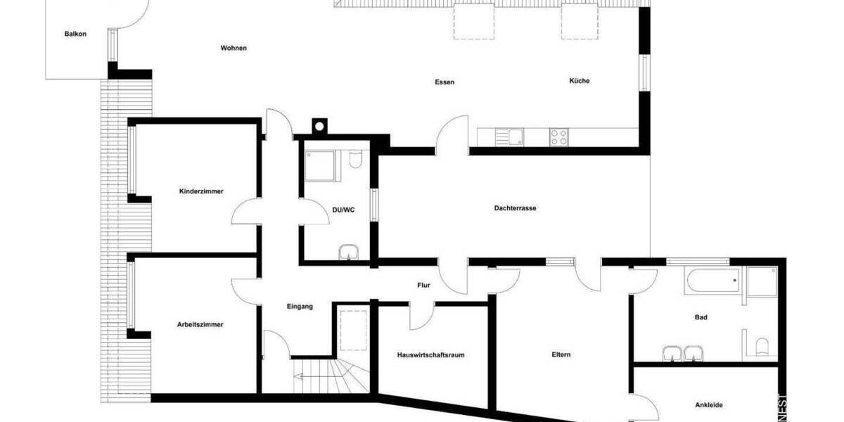 Etagenwohnung Hallstadt - 4 Zimmer, 178 m&sup2;, 599.000&euro; | Angebot:25738409