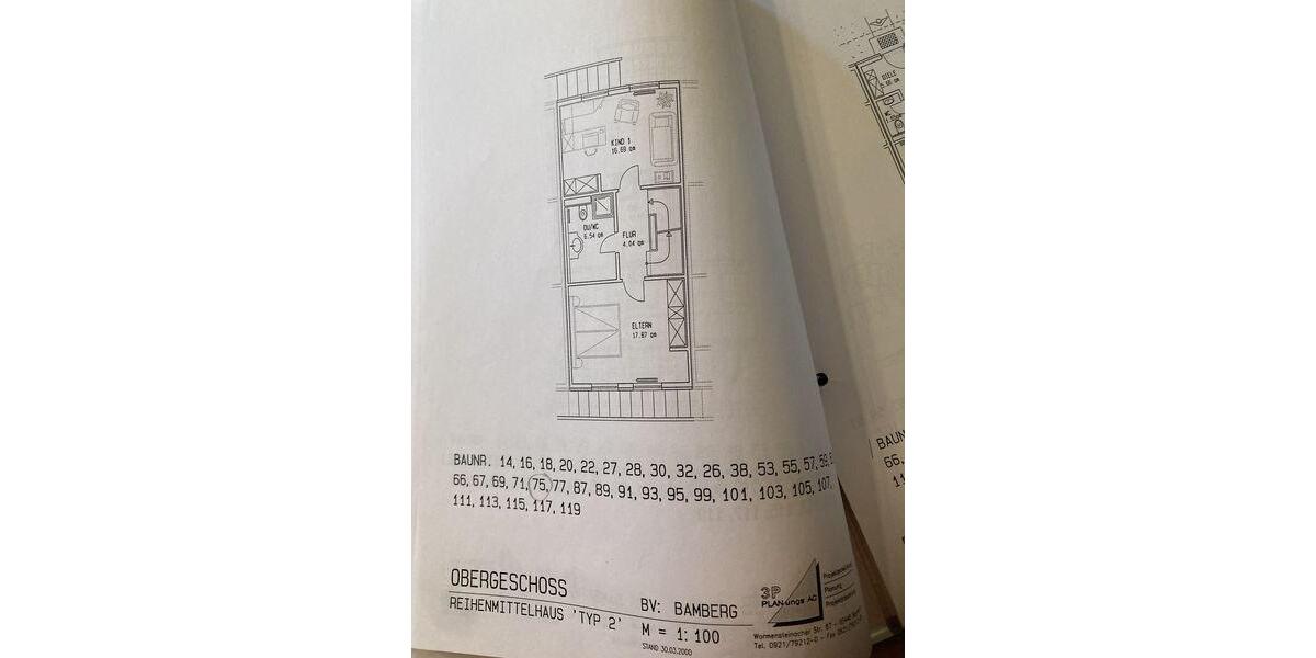 Reihenhaus Bamberg Gereuth - 5 Zimmer, 126 m&sup2;, 552.000&euro; | Angebot:26090018