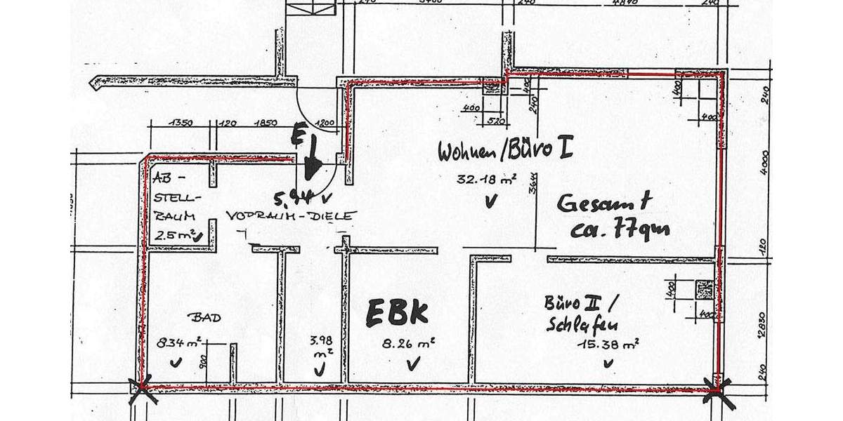 Mehrfamilienhaus, Wohnhaus Bamberg Bamberg-Ost - 2 Zimmer, 142.900&euro; | Angebot:25670495
