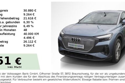 Audi Q4 e-tron 52.600 km 29.840 &euro; Höchstadt an der Aisch 91315