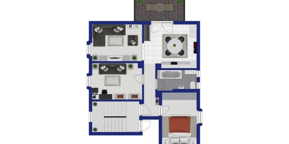 Etagenwohnung Ebrach - 3 Zimmer, 67 m&sup2;, 179.000&euro; | Angebot:25686587