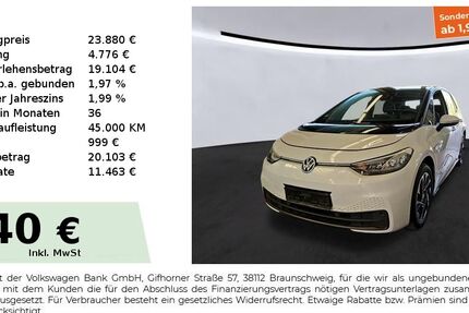 VW ID.3 39.900 km 23.640 &euro; Forchheim 91301