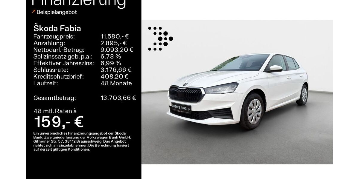 Skoda Fabia 87.490 km 11.580 &euro; Ebern 96106