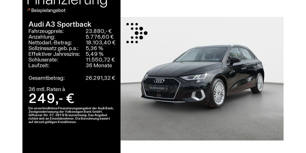 Audi A3 33.900 km 22.880 &euro; Sand am Main 97522