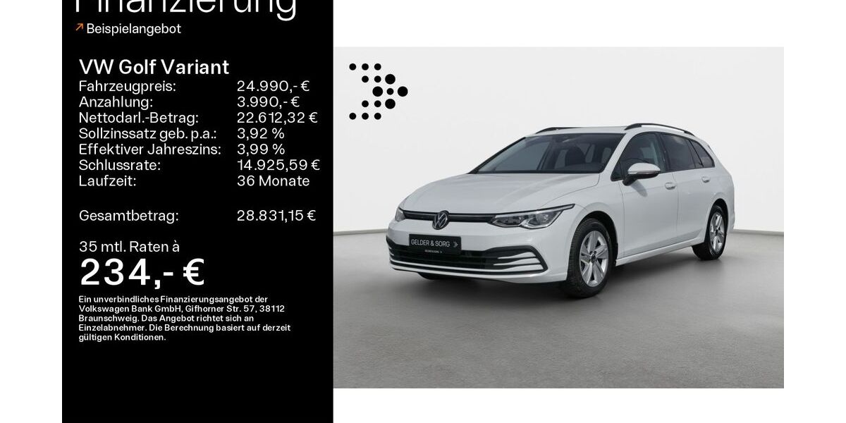 VW Golf 61.337 km 24.990 &euro; Ebern 96106