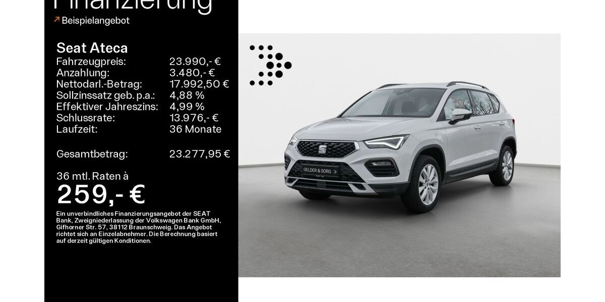 Seat Ateca 87.990 km 22.580 &euro; Ebern 96106