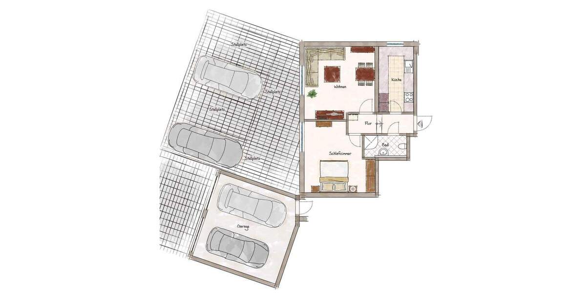 Etagenwohnung Hemhofen Zeckern - 5 Zimmer, 150 m&sup2;, 320.000&euro; | Angebot:25771962