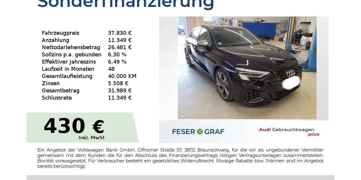 Audi S3 34.300 km 37.830 &euro; Höchstadt 91315