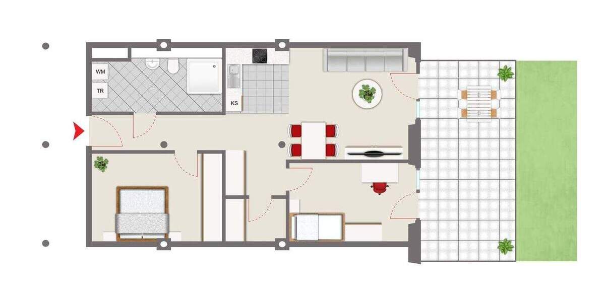 Etagenwohnung Forchheim - 3 Zimmer, 86 m&sup2;, 325.000&euro; | Angebot:25692202