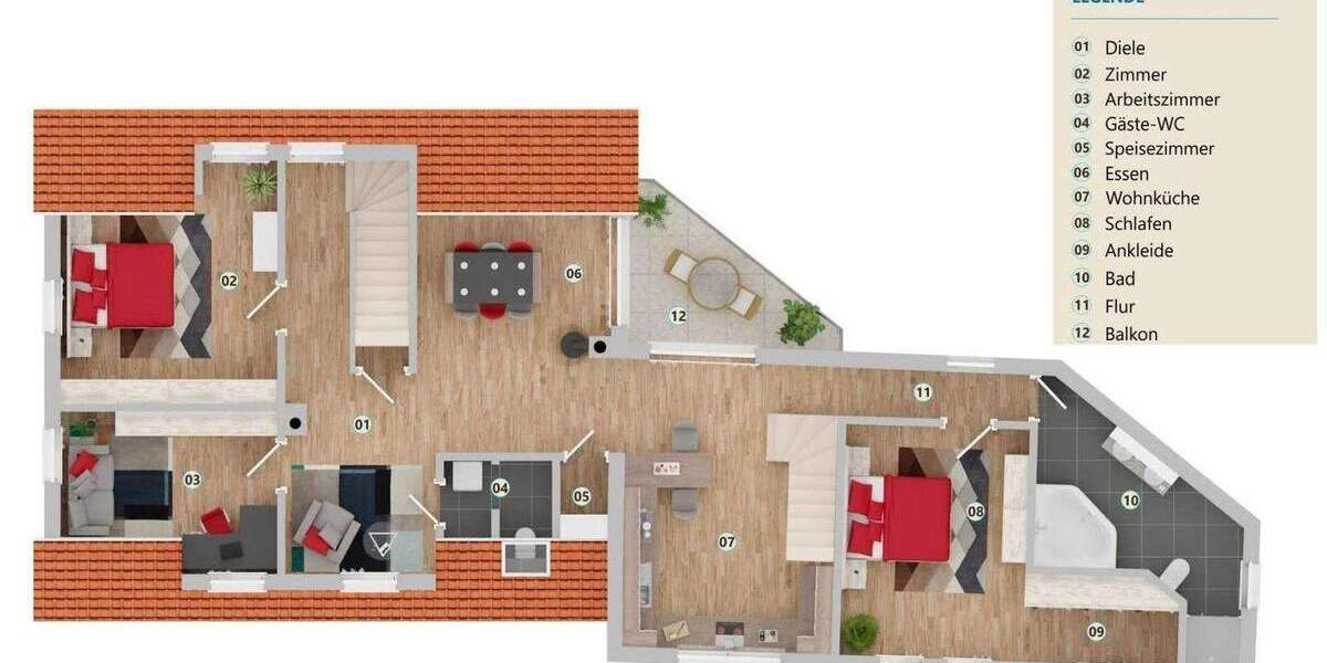 Mehrfamilienhaus, Wohnhaus Hirschaid Sassanfahrt - 9 Zimmer, 270 m&sup2;, 749.000&euro; | Angebot:25780721