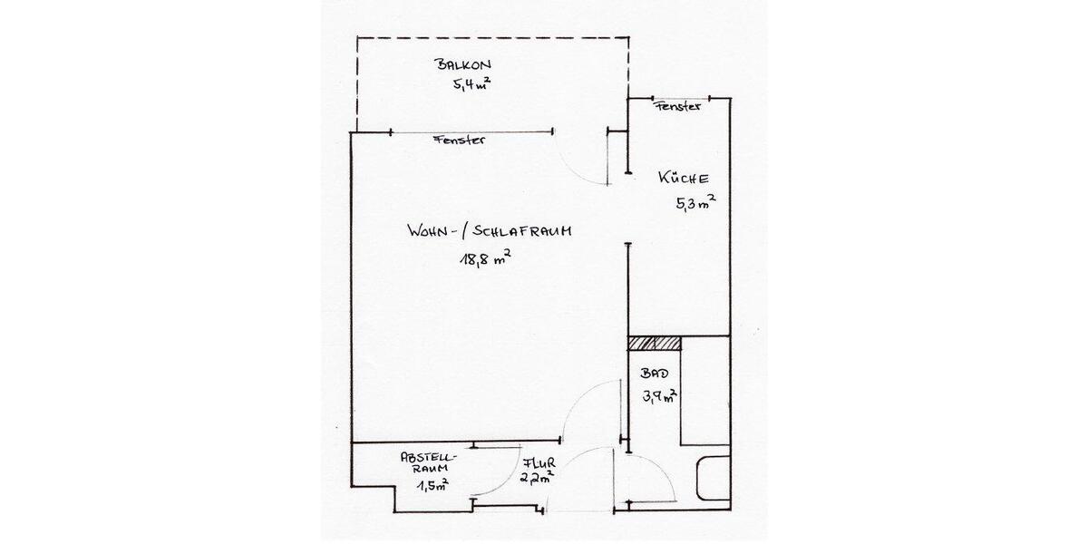 Etagenwohnung Bamberg Gereuth - 1 Zimmer, 34 m&sup2;, 137.000&euro; | Angebot:26992262