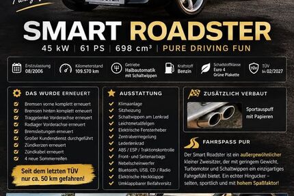 Smart Roadster 109.570 km 5.999 &euro; Hirschaid 96114