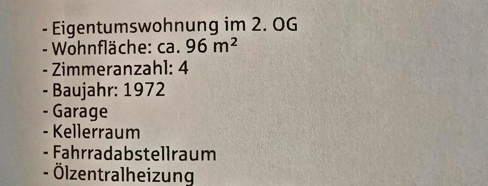 Etagenwohnung Ebermannstadt - 4 Zimmer, 340.000&euro; | Angebot:23123880