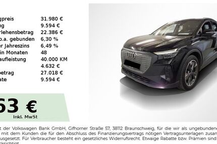 Audi Q4 e-tron 51.800 km 31.980 &euro; Höchstadt an der Aisch 91315