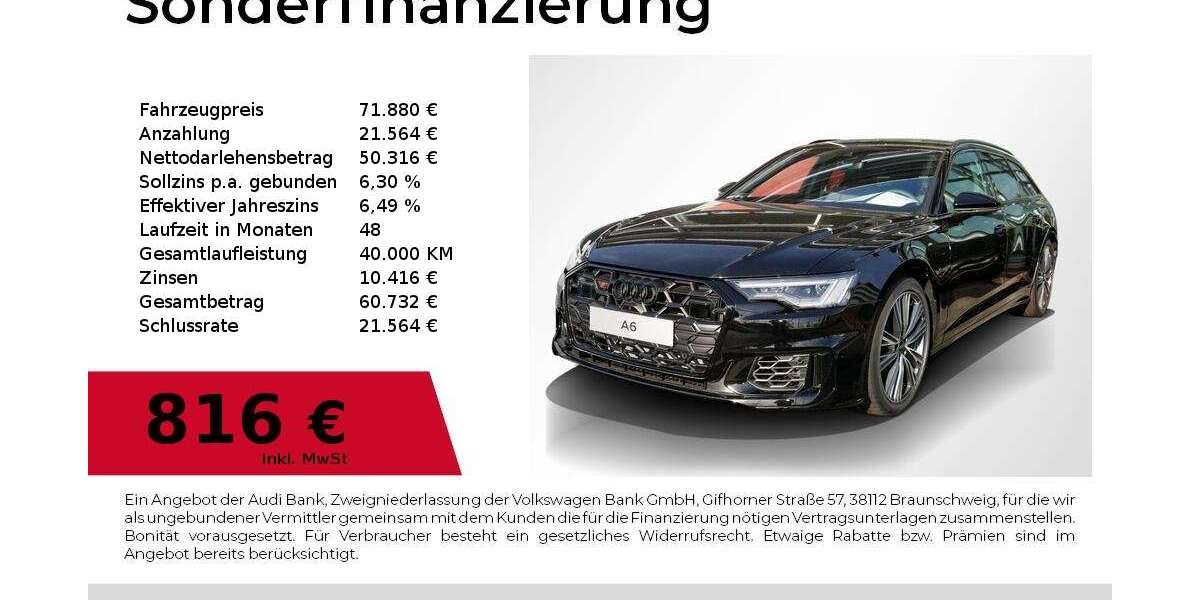 Audi S6 4.990 km 71.880 &euro; Höchstadt 91315