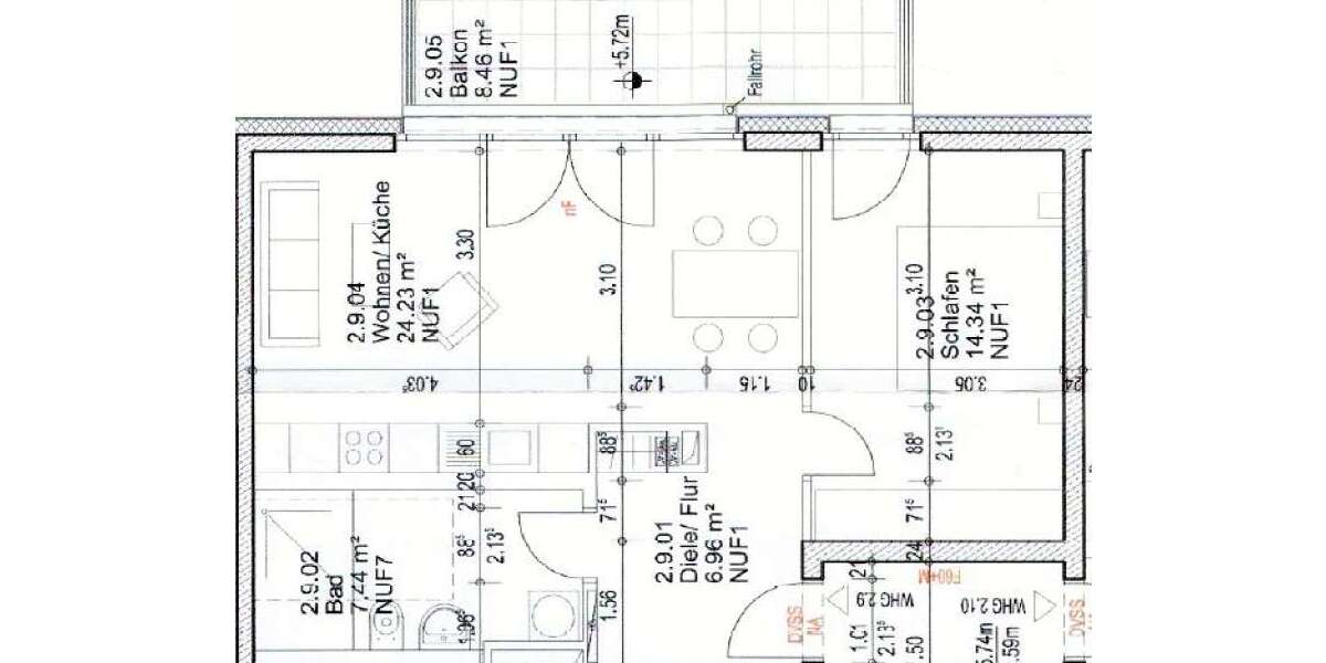 Etagenwohnung Forchheim - 2 Zimmer, 59 m&sup2;, 770&euro; | Angebot:26840585