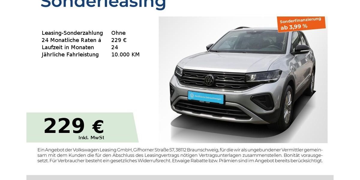 VW T-Cross 22.900 km 22.940 &euro; Forchheim 91301