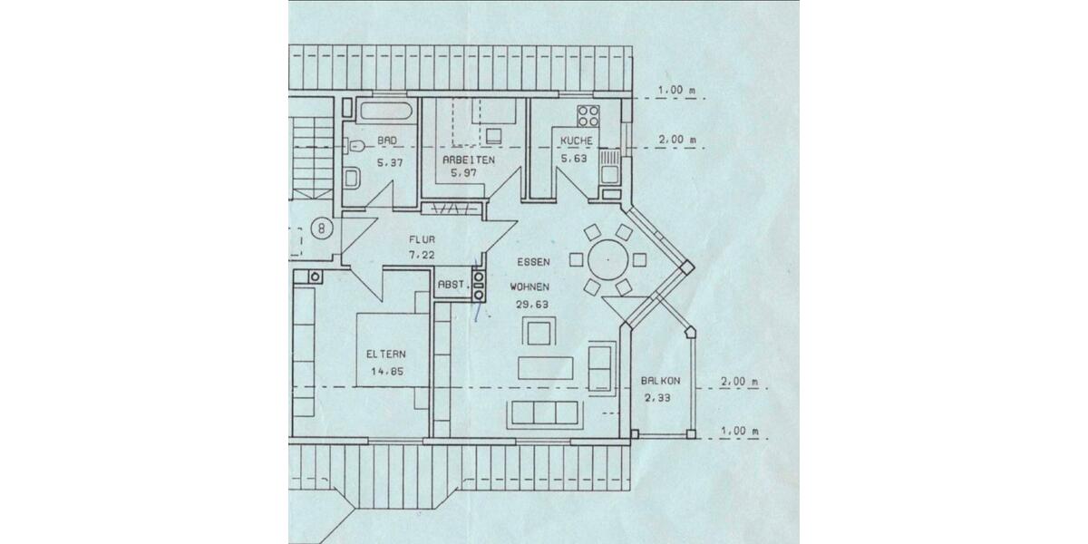 Dachgeschoßwohnung Eltmann - 3 Zimmer, 69 m&sup2;, 185.000&euro; | Angebot:26822397