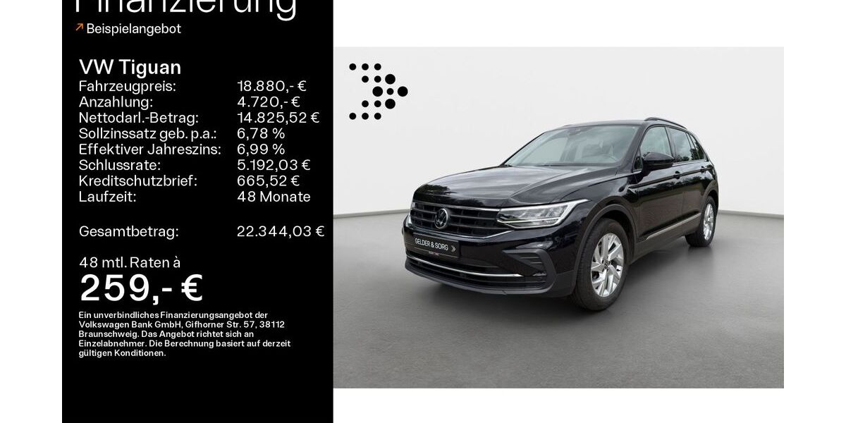 VW Tiguan 118.490 km 18.880 &euro; Ebern 96106
