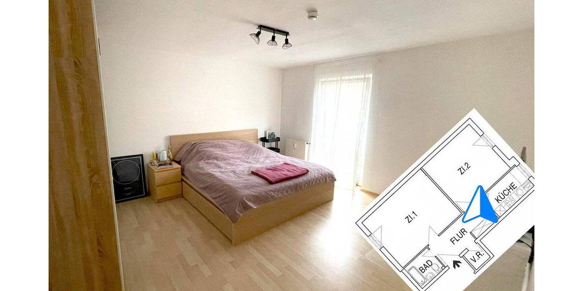 Etagenwohnung Bamberg Gereuth - 2 Zimmer, 59 m&sup2;, 320.000&euro; | Angebot:26037063