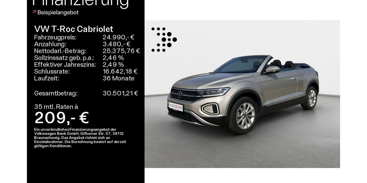 VW T-Roc 23.750 km 24.480 &euro; Ebern 96106