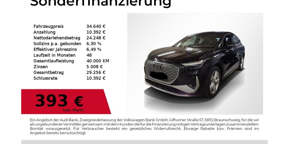 Audi Q4 e-tron 70.900 km 34.640 &euro; Höchstadt an der Aisch 91315