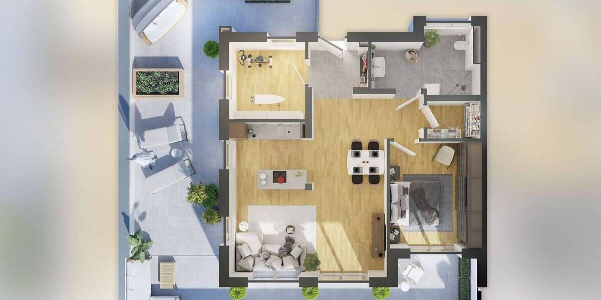 Etagenwohnung Breitengüßbach - 3 Zimmer, 98 m&sup2;, 493.000&euro; | Angebot:26740299