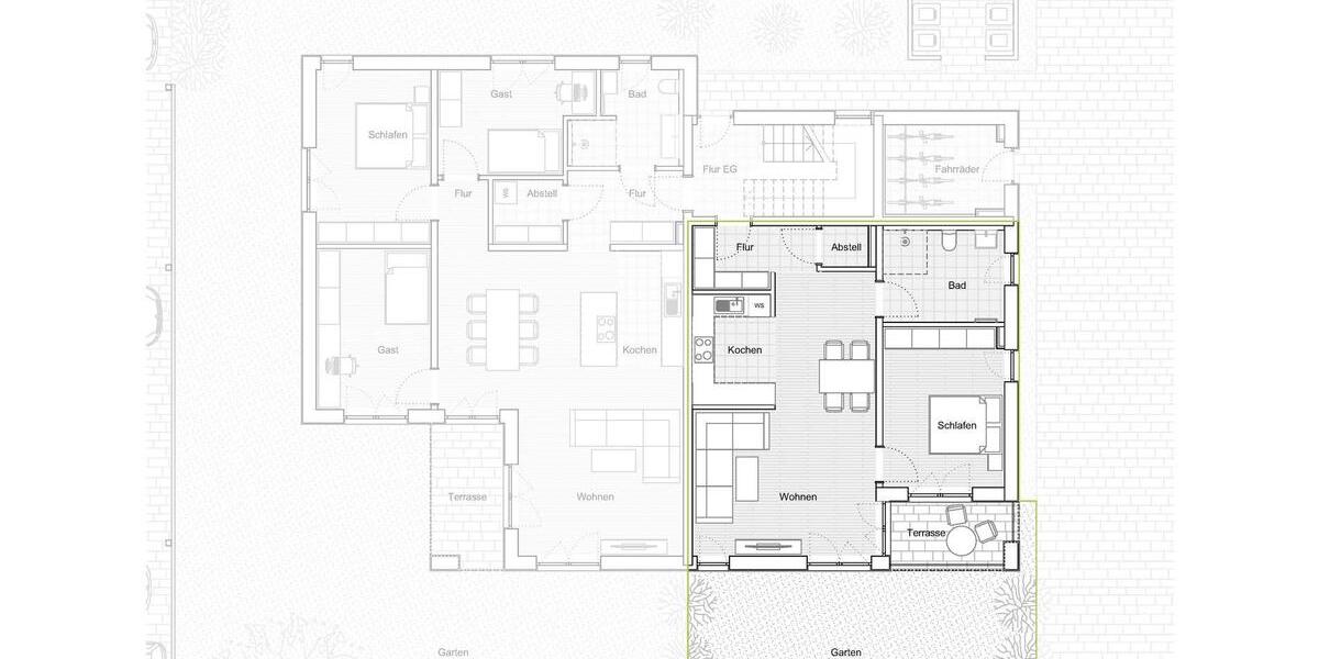 Etagenwohnung Möhrendorf - 2 Zimmer, 70 m&sup2;, 1.150&euro; | Angebot:24522141