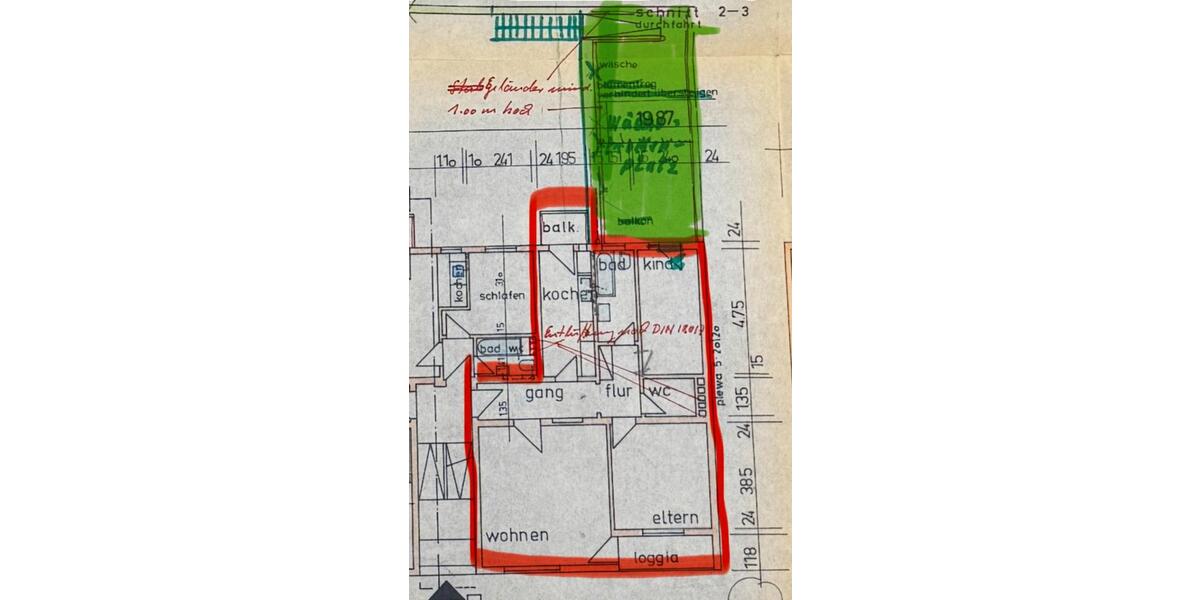 Etagenwohnung Bamberg Gereuth - 3 Zimmer, 78 m&sup2;, 265.000&euro; | Angebot:26225107