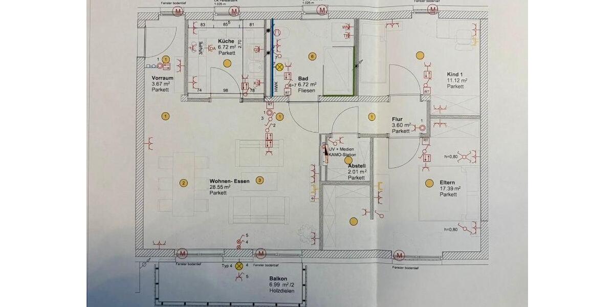 Etagenwohnung Bamberg Bamberg-Ost - 3 Zimmer, 83 m&sup2;, 475.000&euro; | Angebot:26256494