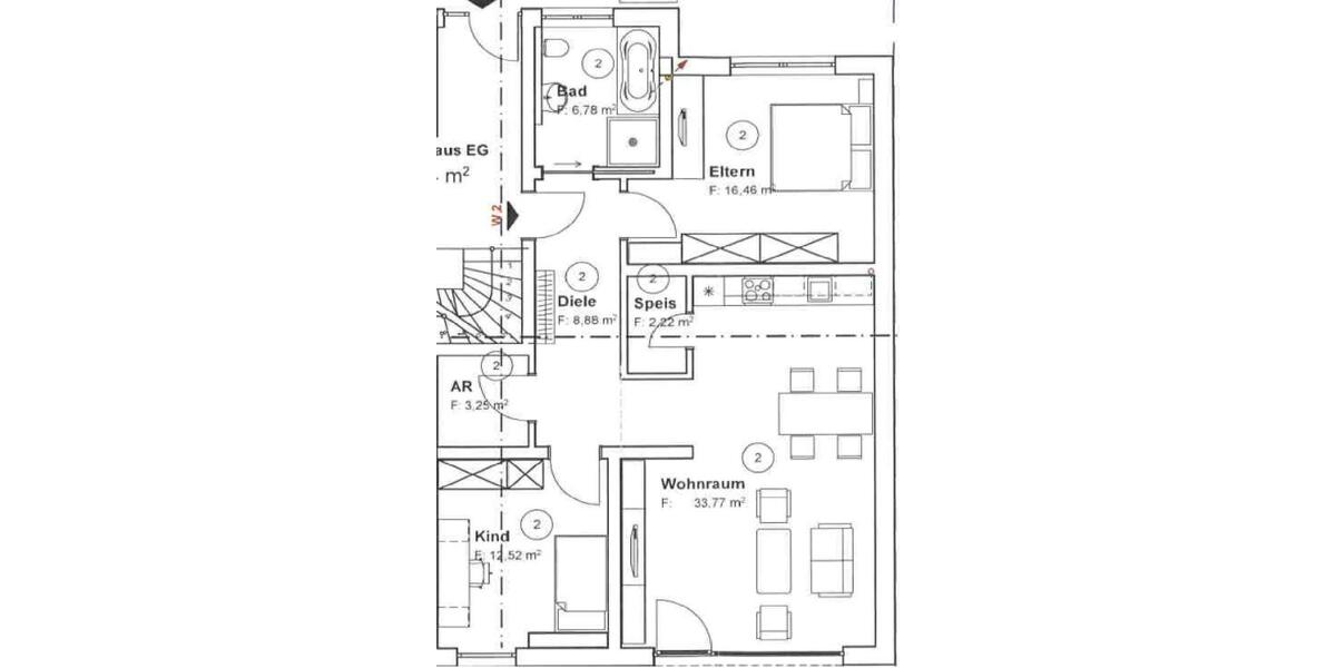 Erdgeschoßwohnung Bamberg Bamberg-Ost - 3 Zimmer, 84 m&sup2;, 1.130&euro; | Angebot:25980091