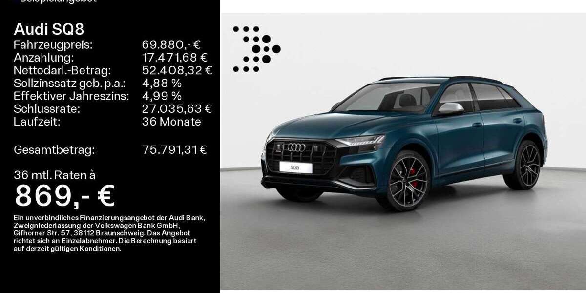 Audi SQ8 87.000 km 69.880 &euro; Ebern 96106