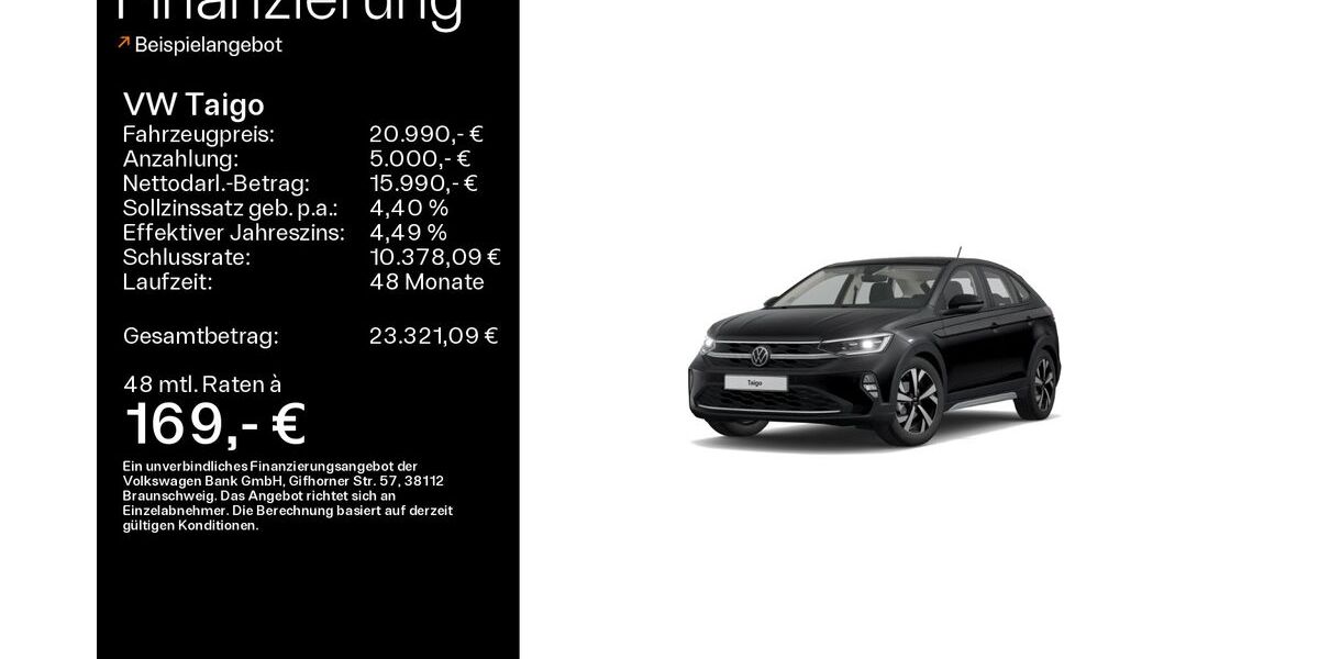 VW Taigo 71.490 km 20.760 &euro; Ebern 96106